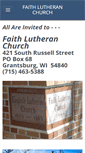 Mobile Screenshot of myfaithlutheran.org