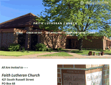 Tablet Screenshot of myfaithlutheran.org